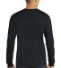 949 Anvil Adult Long-Sleeve Fashion-Fit Tee in Black back view