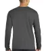 949 Anvil Adult Long-Sleeve Fashion-Fit Tee CHARCOAL back view