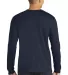 949 Anvil Adult Long-Sleeve Fashion-Fit Tee in Navy back view