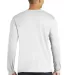 949 Anvil Adult Long-Sleeve Fashion-Fit Tee in White back view