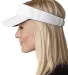 AC101 Adams Ace Vat-Dyed Twill Visor WHITE side view