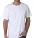 B5000 Bayside Adult Jersey Cotton Tee White front view
