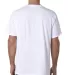 B5000 Bayside Adult Jersey Cotton Tee White back view