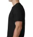 B5000 Bayside Adult Jersey Cotton Tee Black side view