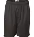 7207 Badger Adult Mesh/Tricot 7-Inch Shorts Brown front view