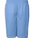 7207 Badger Adult Mesh/Tricot 7-Inch Shorts Columbia Blue back view
