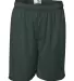 7207 Badger Adult Mesh/Tricot 7-Inch Shorts Forest front view
