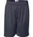 7207 Badger Adult Mesh/Tricot 7-Inch Shorts Navy front view