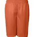 7207 Badger Adult Mesh/Tricot 7-Inch Shorts Burnt Orange back view