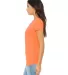 BELLA 8413 Womens Tri-blend T-shirt in Orange triblend side view
