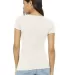 BELLA 8413 Womens Tri-blend T-shirt in Oatmeal triblend back view