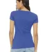 BELLA 8413 Womens Tri-blend T-shirt TR ROYAL TRIBLND back view