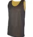 8529 Badger Adult Mesh Reversible Tank Navy/ Gold side view