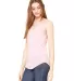 BELLA 8805 Womens Flowy Tank Top in Red marble side view