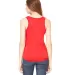 BELLA 8805 Womens Flowy Tank Top in Red back view
