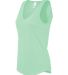 BELLA 8805 Womens Flowy Tank Top in Mint