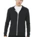 BELLA+CANVAS 3939 Unisex Tri-blend Lightweight Hoo in Solid dark grey triblend