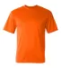 C5100 C2 Sport Adult Performance Tee Safety Orange front view