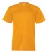 C5200 C2 Sport Youth Performance Tee Gold front view