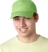 Adams EB101 Brushed Twill Dad Hat in Lime front view