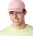 Adams EB101 Brushed Twill Dad Hat in Light pink front view