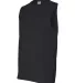 2700 Gildan Adult Ultra Cotton Sleeveless T-Shirt BLACK side view