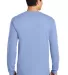 5400 Gildan Adult Heavy Cotton Long-Sleeve T-Shirt in Carolina blue back view
