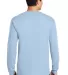 5400 Gildan Adult Heavy Cotton Long-Sleeve T-Shirt in Light blue back view