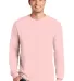 5400 Gildan Adult Heavy Cotton Long-Sleeve T-Shirt in Light pink front view