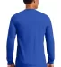 5400 Gildan Adult Heavy Cotton Long-Sleeve T-Shirt in Royal back view
