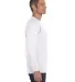 5400 Gildan Adult Heavy Cotton Long-Sleeve T-Shirt in White side view