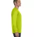 5400 Gildan Adult Heavy Cotton Long-Sleeve T-Shirt in Safety green side view