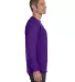 5400 Gildan Adult Heavy Cotton Long-Sleeve T-Shirt in Purple side view