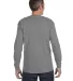 5400 Gildan Adult Heavy Cotton Long-Sleeve T-Shirt in Graphite heather back view
