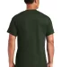 8000 Gildan Adult DryBlend T-Shirt in Forest green back view