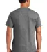 8000 Gildan Adult DryBlend T-Shirt in Graphite heather back view