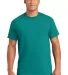 8000 Gildan Adult DryBlend T-Shirt in Jade dome front view