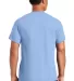 8000 Gildan Adult DryBlend T-Shirt in Light blue back view