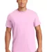 8000 Gildan Adult DryBlend T-Shirt LIGHT PINK front view