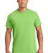 8000 Gildan Adult DryBlend T-Shirt LIME front view