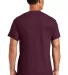 8000 Gildan Adult DryBlend T-Shirt in Maroon back view