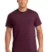 8000 Gildan Adult DryBlend T-Shirt in Maroon front view