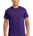 8000 Gildan Adult DryBlend T-Shirt PURPLE front view