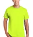 8000 Gildan Adult DryBlend T-Shirt in Safety green front view