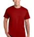 8000 Gildan Adult DryBlend T-Shirt in Sprt scarlet red front view