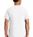 8000 Gildan Adult DryBlend T-Shirt in White back view