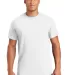 8000 Gildan Adult DryBlend T-Shirt WHITE front view