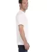 8000 Gildan Adult DryBlend T-Shirt WHITE side view