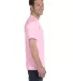 8000 Gildan Adult DryBlend T-Shirt in Light pink side view