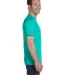 8000 Gildan Adult DryBlend T-Shirt in Jade dome side view